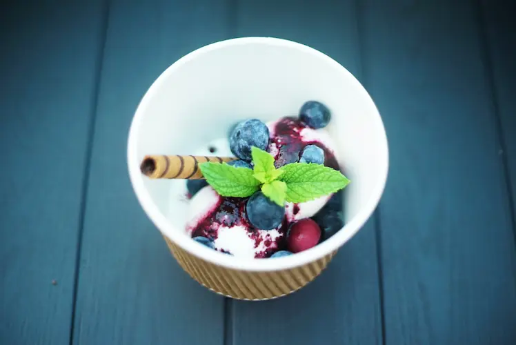 ブルーベリーアイス