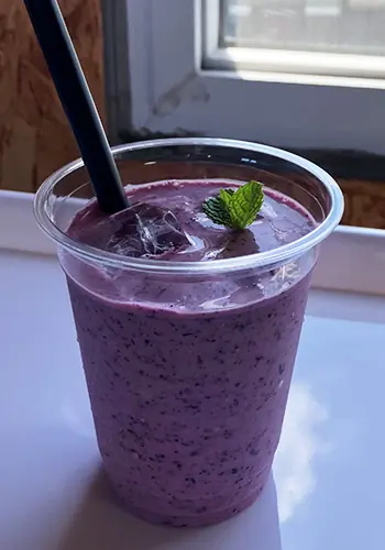 ブルーベリースムージー