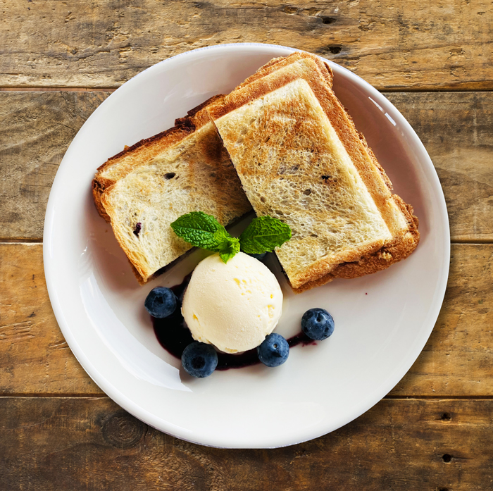 ブルーベリーホットサンド
